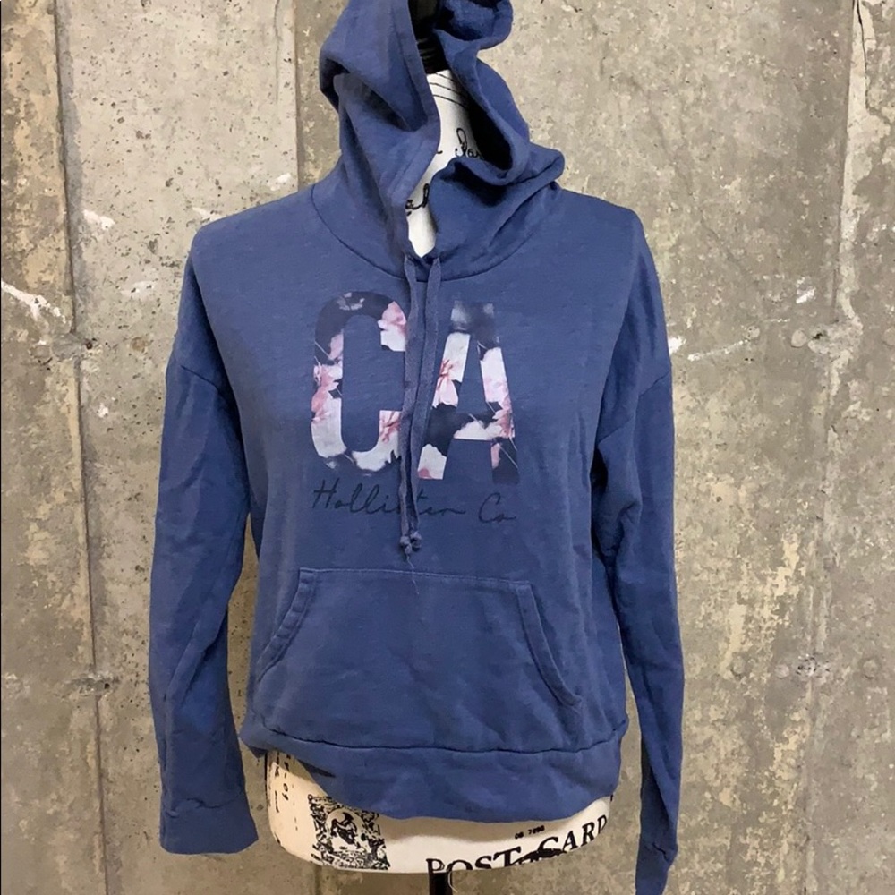 Hollister blue hoodie